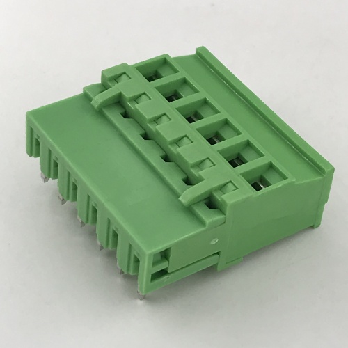 5.08MM pitch Vertical angle PCB pluggable terminal block