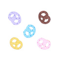 Hot Sale 100 Stück Mixed Resin Flatback Kekse Flat Back Cabochon Kawaii Harz Herz Keks Brot Dessert Puppenhaus Zubehör