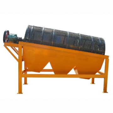 Portable Mobile Firewood Bark Sorting Rotary Trommel Sifter Machine