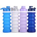 Bottiglia d&#39;acqua pieghevole in silicone senza BPA