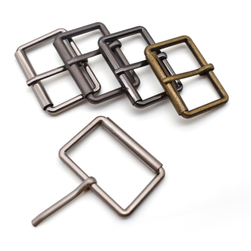 Customized Rectangle Roller Pin Buckle Manufacturers for Belts: Brass Belt Buckles