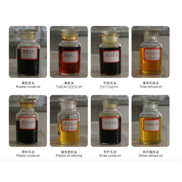 waste oil refining to yellow color oil machine
