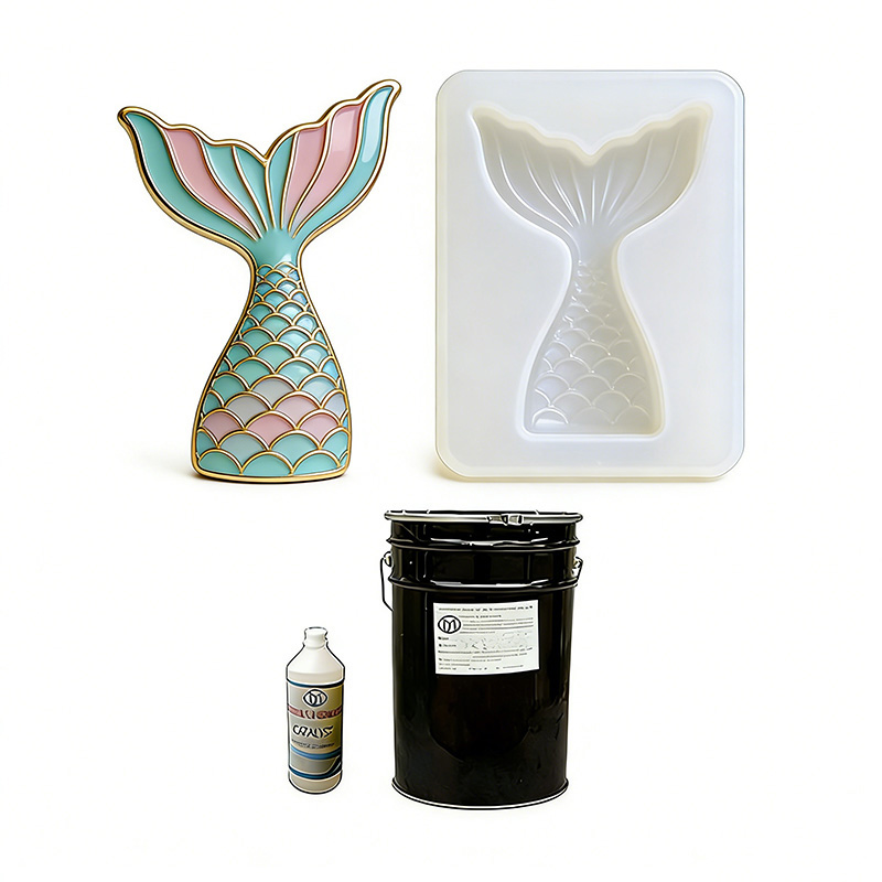 Condensation curing silicone mold rubber