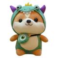 Dinosaur Set Dog Corgi Plush Toy for Children