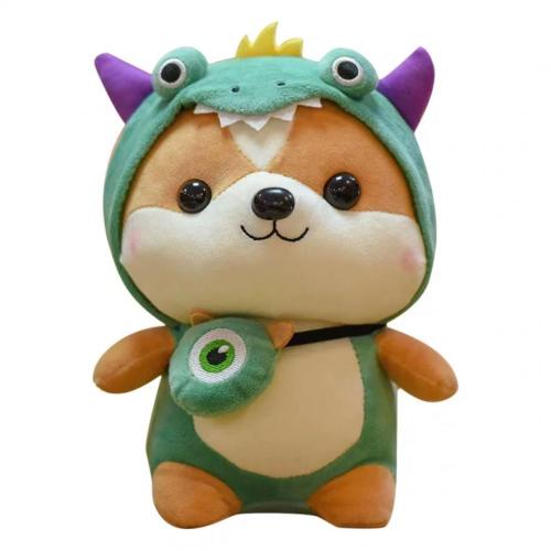 Dinosaur set dog corgi plush toy for children