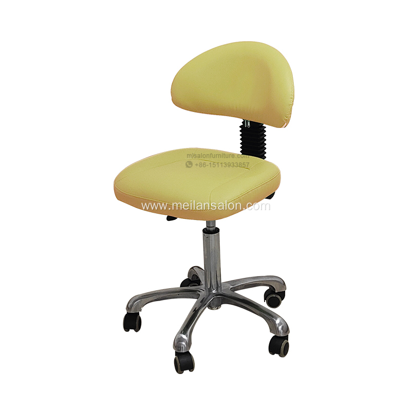 aluminum material salon furniture for saddle chair