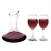 Decanter in vetro trasparente personalizzato per vino o whisky