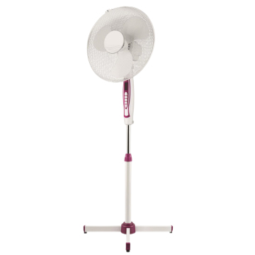 2024 Rose Red 16 Inch Strong Wind 3 Blades Electrical Stand Fan