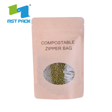 Fabrikspris Bio Food Grade Kraft Paper Bag