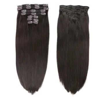 Wholesale Virgin Brazilian indian russia Hair Virgin Human Hair Clip in Hair Extensions
