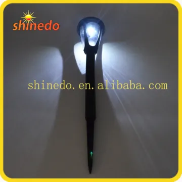 led solar garden landscape pathway lawn stick light