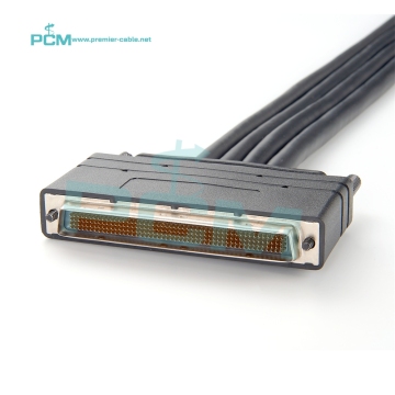 LFH 200-50 Pin D-SUB Female 4xDB50F Switch Test Cable Assembly: High-Quality Connector Solution