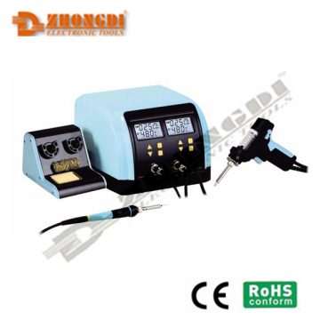 Zhongdi ZD-8917B 2-in-1 Digital Soldering & Desoldering Workstation with Dual LCD Display