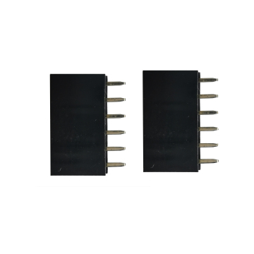 6 Pin Header and Socket PCB Connectors for Male and Female with 1.0/1.27/2.0/2.54mm Pitch - Single/Double Row