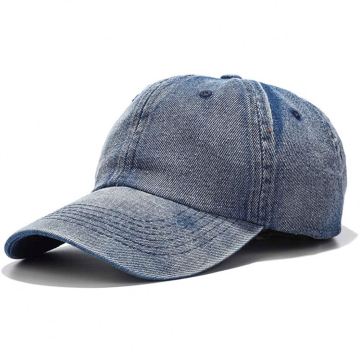 Custom Logo Denim Dad Hats: Washed & Distressed Summer Wholesale Baseball Caps for Men and Women