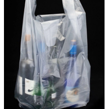 Australia High quality vest plastic shopping bag