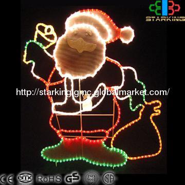 LED elektrische Santa Motiv Licht