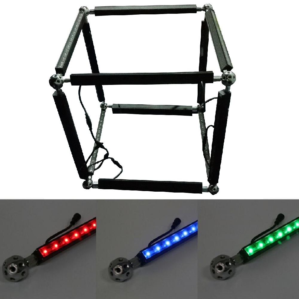 Hudba aktívna DMX RGB Pixel Linear Bar Light