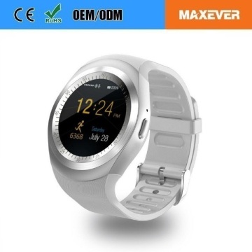 New Coming MTK6261 Pedometer Bluetooth Y1 Smart Watch Mobile Phone