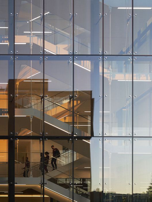 glass curtain wall residential house