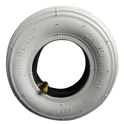 Innova IA-2802 7Inch Black Grey Wheelchair Tires with Inner Tubes