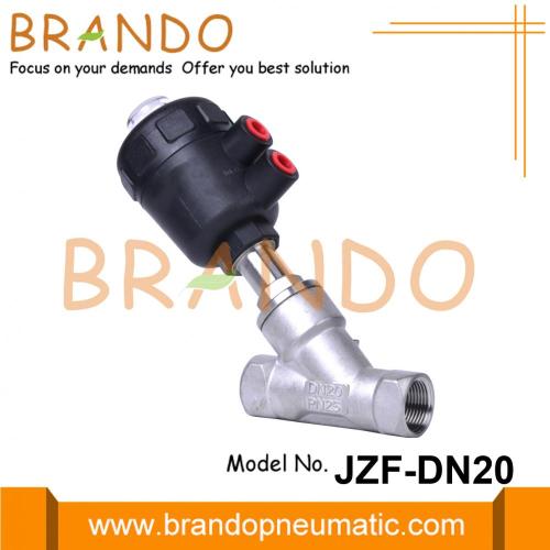 3/4'' Threaded Y Type Pneumatic Angle Seat Valve