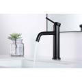 Matte black 304 stainless-steel single hole basin faucet