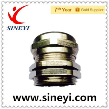 M12 M14 M16 M18 M20 M22 M24 M25 waterers connector high quality brass plated with nickel cable gland