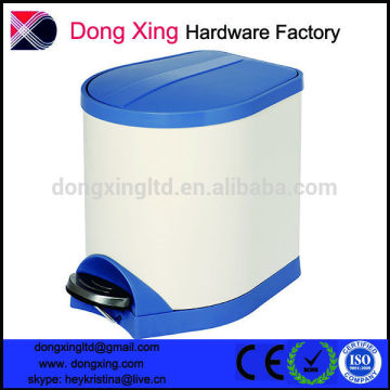 12L Plastic Pedal Trash Can