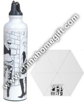 Aluminum Frame Water Bottle Umbrella