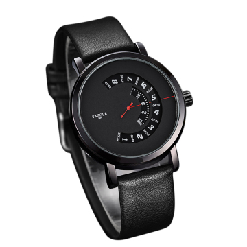 Yazole 509 Luxury Male Quartz Leather Strap Waterproof Sports Watches
