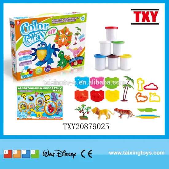 New Educational Toy Kids animal play color dough