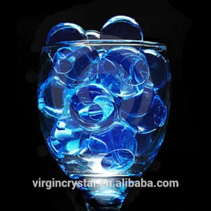 Colorful crystal soil,water beads for vase filler and plant decoration as promotional items