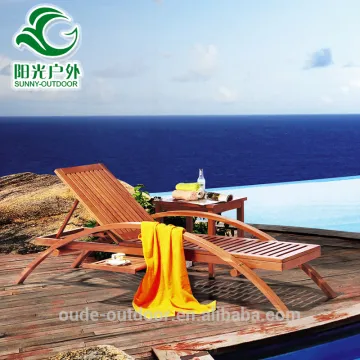 Wholesale wood tall outdoor lounge chairs for garden