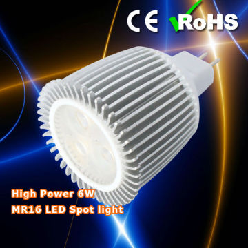 6W MR16 220V High quality LED spotlight,2 years warranty