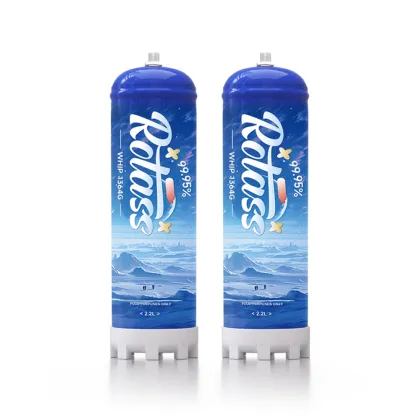 Large 2.2 L Whip Cream Gas Cylinder for Dessert Foaming: Cream Chargers