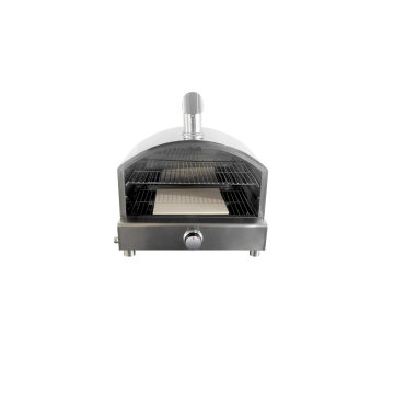 Double-deck gas pizza oven