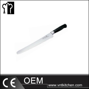 9 '' cuchillo de pan forjado con mango de plástico