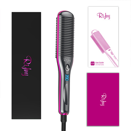 Rifny polished perfection mini straightening brush