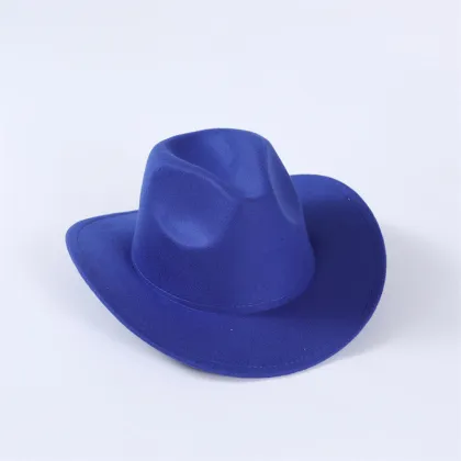 Stetson Wide Brim Fedora Hat - Fashionable Panama Felt Wool Cowboy Style