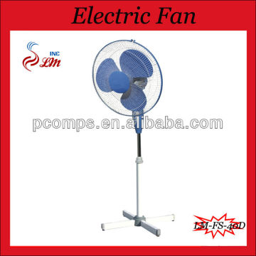 Pedestal Fan/Stand fan VDE Plug 3 Speed Cross Base