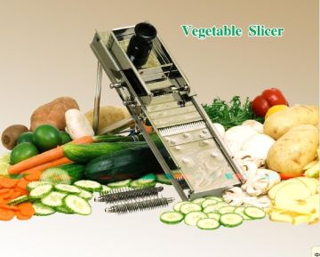 Stainless Steel Mandolin Vegetable Slicer Equipment For Lace - Cut, Crinkle - Cuts Qvc-2