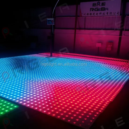 Disco Party Wedding: LED Digital Video Dance Floor Panels for Cat Walk and Stage