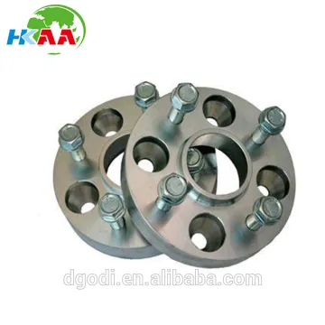 Custom precise machining wheel spacers nickel plated steel car wheel spacer adapter