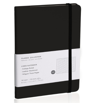 Notebook con copertina rigida in pelle all'ingrosso a caldo