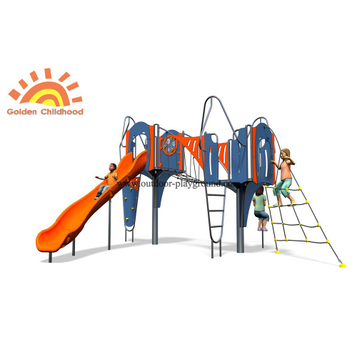 HPL Play Sets Climbing Slide Playground para niños