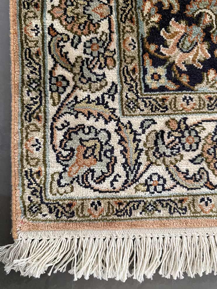 Hand-Knotted 100% Pure Mulberry Silk Rug