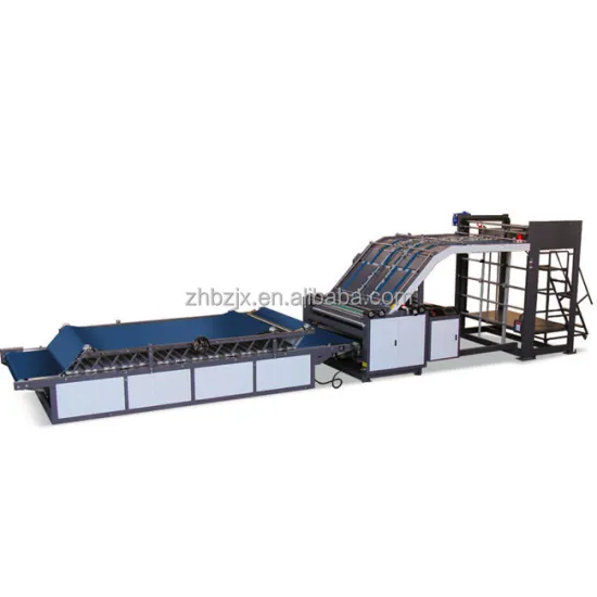 Semi-Automatic ZHENHUA Boxes Single Face Corrugated Paperboard Laminator Flute Laminating Machine