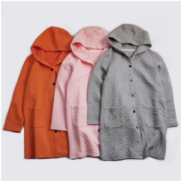 100% Cotton Ladies Quilted Coat