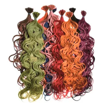 Top quality virgin Brazilian hair various colors prebonded hair extensions
